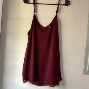 Torrid berry chiffon cami size 1